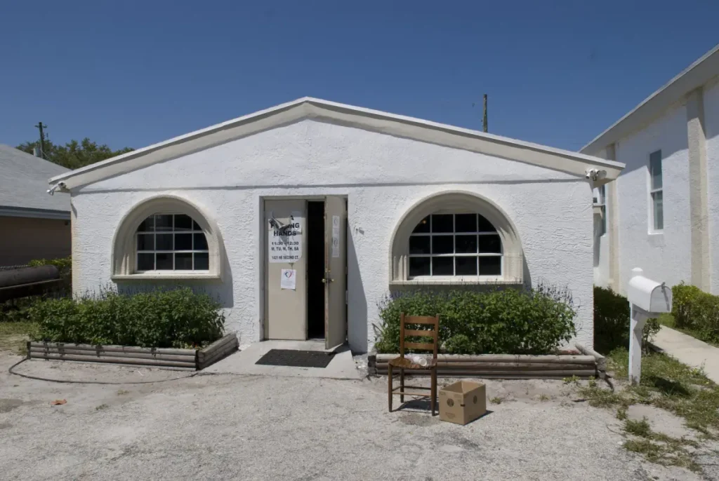 The original Boca Helping Hands building